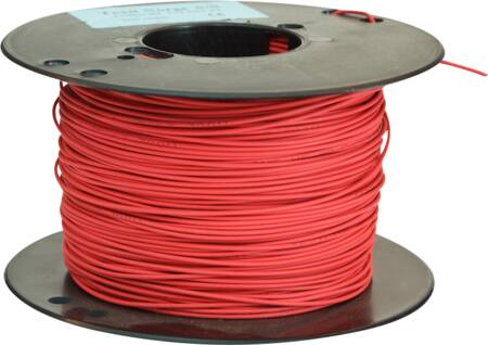 LEDNING TEXILINE HF90 0,5 MM² RØD