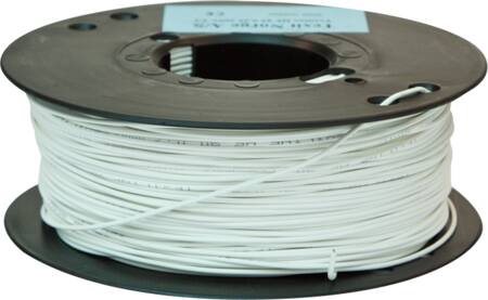 LEDNING TEXILINE HF90 0,5 MM² HVID