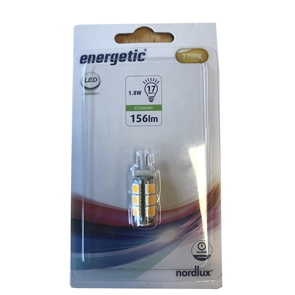 1,8W LED G4 pære 156Lm 2700K