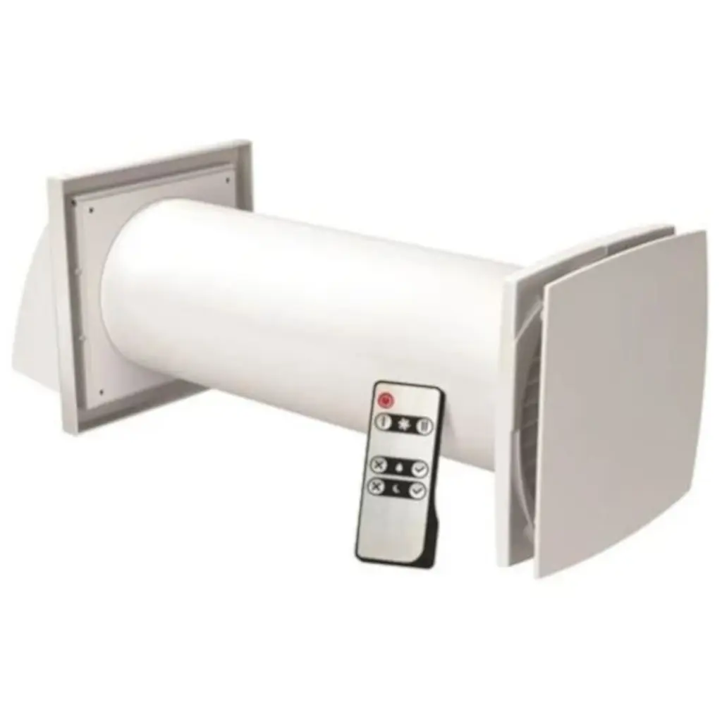 Ventilator med 85% varmegengivelse, RV 1-35