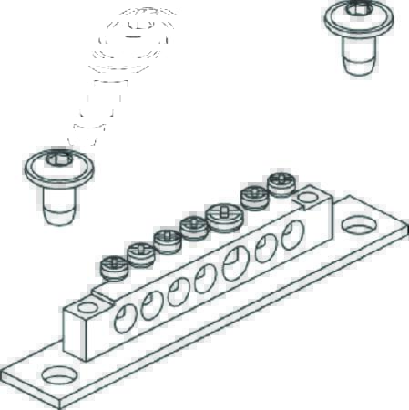 JORDKLEMME CU-MINI, 7 POLET