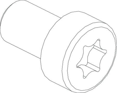 CYLINDERSKRUE, TORX