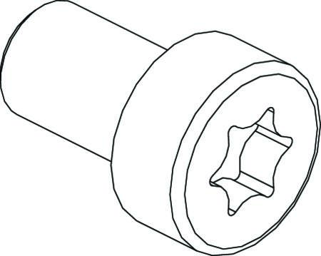 CYLINDERSKRUE, TORX
