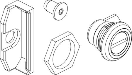 Snapskrue komplet        0720-2001S