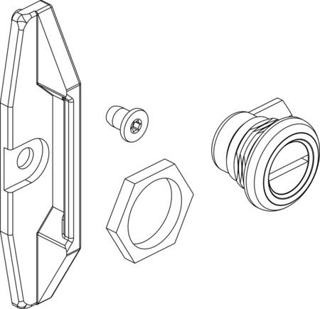 Snapskrue komplet        0701-0002S