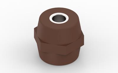 LV ISOLATOR M12, H40XW40MM, BRUN