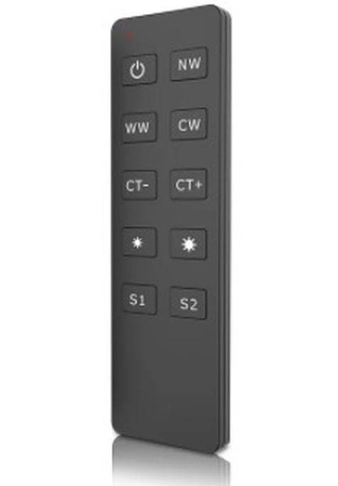 LEDlife rWave CCT slim fjernbetjening - 1 zone, batteri, inkl. holder