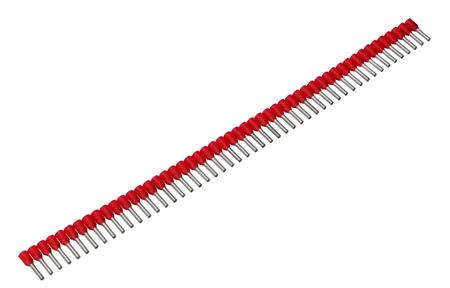 TERMINALRØR RØD 1,0MM BÅND