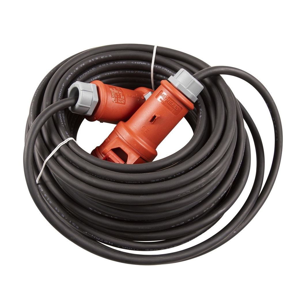 CEE forlængerkabel 32A IP44 5x6mm² - 20 meter 5P