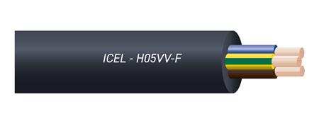 LEDNING 3G1,0 H05VV-F SORT. R50
