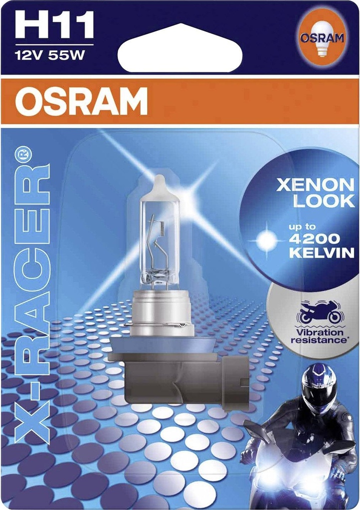 Osram Auto Halogen pære X-Racer (motorcykel) 12 V