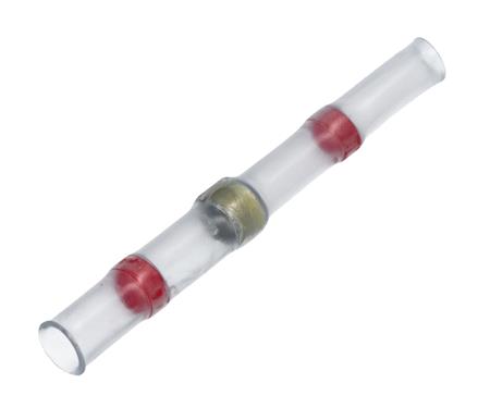 LODDEMUFFE KRYMPBAR RØD Ø2,7MM