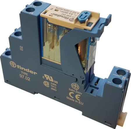 KOMPLET RELÆ 8A 2 C/O 24VDC