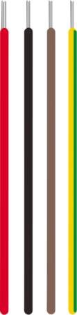 SILIKONELEDN. 0,75 SIAF SORT RG