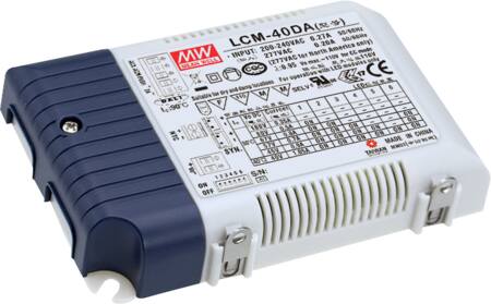 MEANWELL LED DALI2 DRIVER 40W