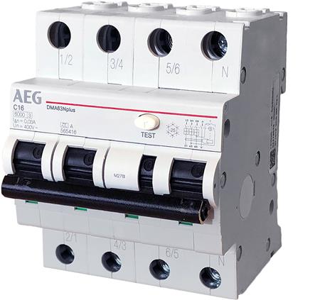 KOMBIAFBR. 20A 30MA C 3P+N 4M