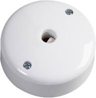 ROSET 4 LEDER + JORDKLEMME A-MODEL HVID