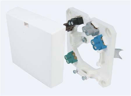 KOMFURUDTAG 5X2,5 MM² IP20 HVID