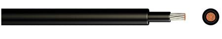 SOLCELLEKABEL H1Z2Z2-K 1X6MM2 SORT T500