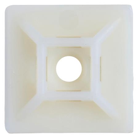 KABELBINDER SOKKEL 28X28 NATUR