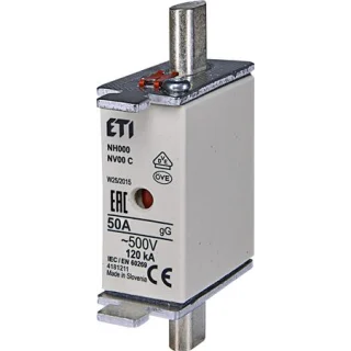 SIKRING NH000 50A GG 500V