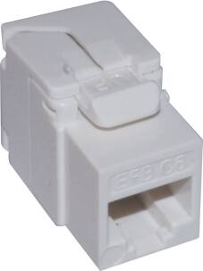 KONNEKTOR UTP KAT 6 HVID