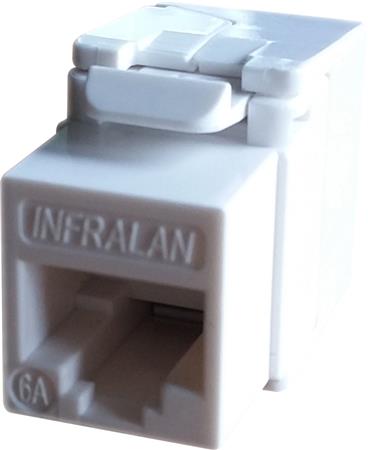 KONNEKTOR UTP KAT 6A - HVID, 100 STK.