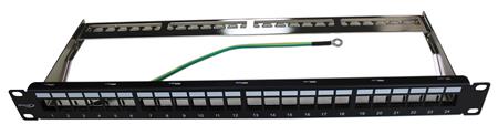 PATCHPANEL 24XRJ45 FTP/UTP, SORT