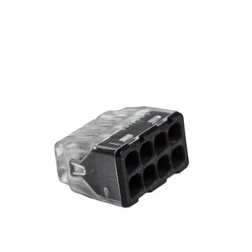 Samlemuffe 8x0,2-2,5 mm2 Sort