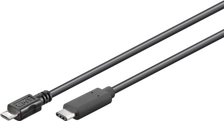 USB KABEL USB C - USB 2.0 MICRO B 1M H-H