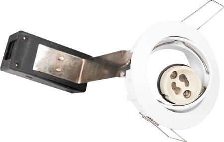 ZAMAX 35W KIPBAR 230V GU10 HVID