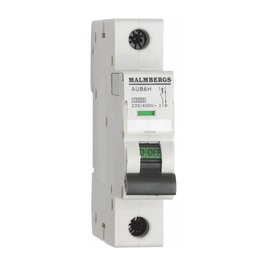 AUTOMATSIKRING MALMBERGS, 6A, 1P, C-TYPE