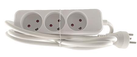 STIKDÅSE 3R M. JORD 5 M HVID