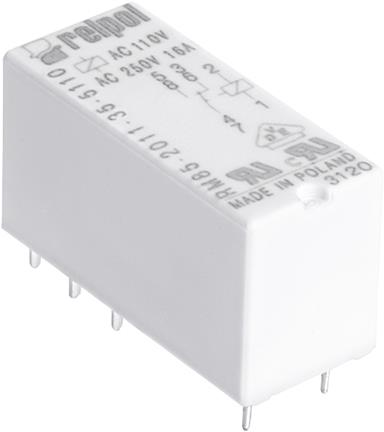 RELÆ 1C/O 16A 24VAC, SOKKEL: GZM80