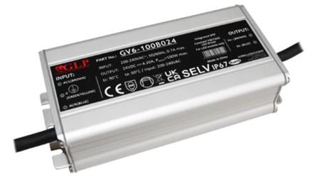 LED DRIVER CV 24V, 100W, IP67