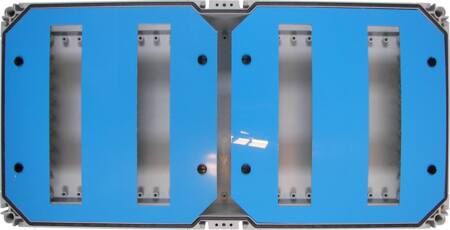 KASSEBUND 640X320X130MM MED 4 RK. DIN