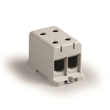 DOBBELT KLEMME 35-150MM² GRÅ 800V CU/AL