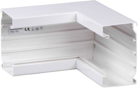 Indvendig hjørne TEK-IH123 hvid RAL 9010PVC