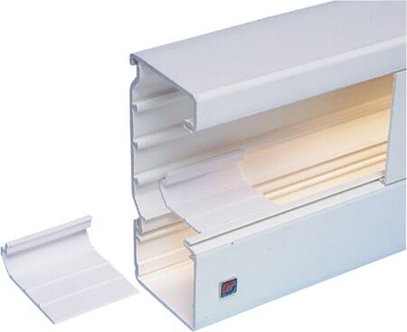Kanaldel TEK- 161-3-H PVC 2,5 m RAL 9010