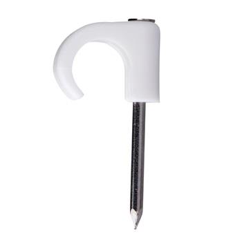 Clips TC-C5M 7-10 mm hvid I PAKKER a 100