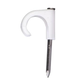 Clips TC-C5M 10-14 mm hvid i pakker a 100