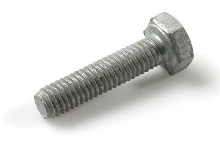 SÆTBOLT M10X50 VARMGALV SW17 DIN 933