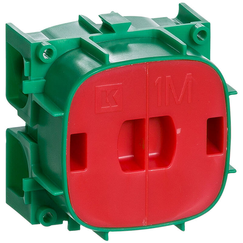 LK Fuga grøn indmuringsdåse 1 modul