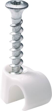 Skrueclips TCS-X-C3 7-10-100 hvid