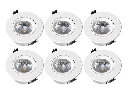 DOWNLIGHT ECO 6,8W 575LM 2700-3000K 6STK