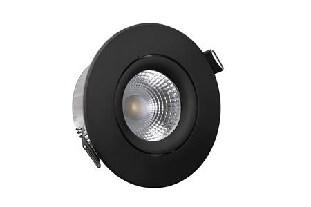 DOWNLIGHT ECO 6,8W 575LM 2700-3000K SORT