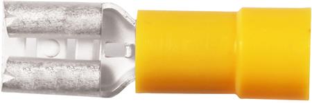 Isol. spademuffe A4609FLS 4-6mm2 9,5x1,2 Gul