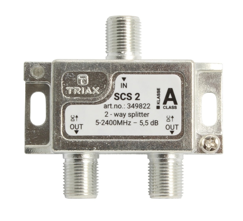 Antenne SCS-2 Fordeler med 2 udg. for f-connector