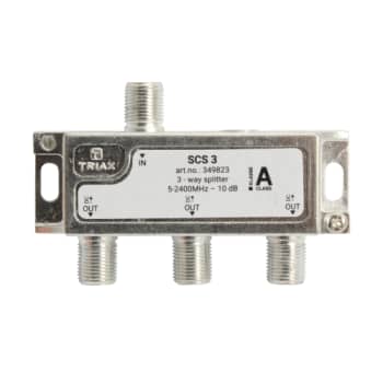 Antenne 3-fordeler, SCS 3, 7,2/11,2dB, 5-2400 MHz