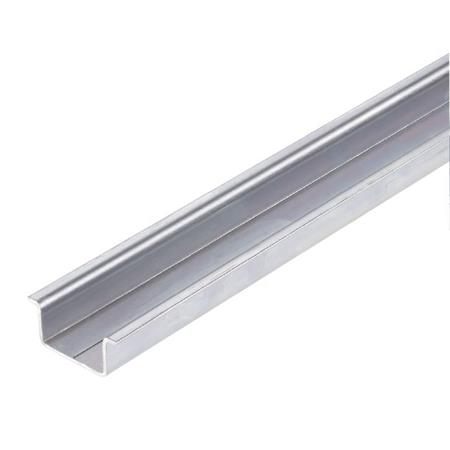 DIN-SKINNE 15MM HØJ U. HULLER EL-FORZINK